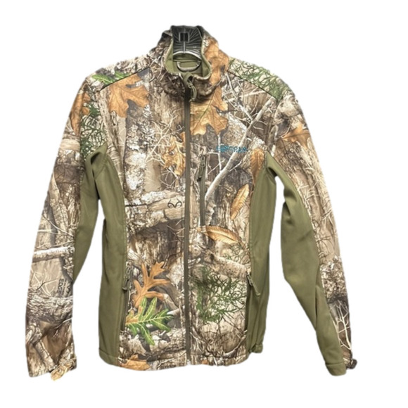 Lincoln Outfitters- Realtree Camo Polyester Full Zip Jacket - Picture 1 of 6
